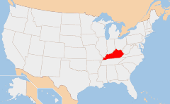 Kentucky Kaart