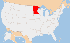 Minnesota Kaart