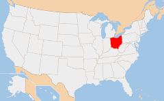 Ohio Kaart