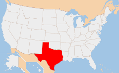 Texas Kaart